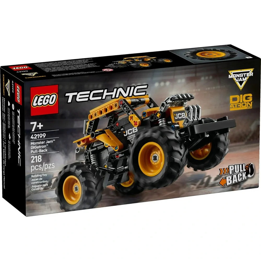 LEGO TECHNIC/MONSTER JAM DIGATRON/PULL BACK/42199/218 PCS/NEW/MINT BOX/MSLTM0701
